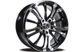 ARSENIC 17X7 5100/114.3 42P C73.1 BLACK MACHINED