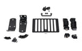 Kentrol 98-06 Jeep Wrangler TJ Hood Kit - Powdercoat Black