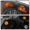 xTune 05-06 Honda CR-V Halogen OEM Headlights - Black (HD-JH-HCRV05-AM-BK)