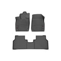 WeatherTech Black Front and Rear Floorliners Fits -23-24 ID.4 441637-1-3