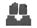 WeatherTech Black Front and Rear Floorliners Fits -22-25 Audi Volkswagen 441637-1-2