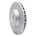 DFC 03-15 Audi Q7 Left Front Drilled & Slotted Geoperformance Rotor