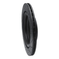 R1 13-19 Mercedes-Benz GL350 Rear Left Drilled & Slotted Black Brake Rotor