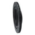 R1 13-19 Mercedes-Benz GL350 Rear Left Drilled & Slotted Black Brake Rotor