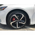 Front Set 2 Caliper Covers Engraved Front Vtec Red Finish Silver Characters 1998-2002 Honda Accord MGP Caliper Covers