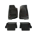 All Terrain Floor Liner Kit, Front/Rear, Black, 18-20 Jeep Wrangler JL, 2 Dr