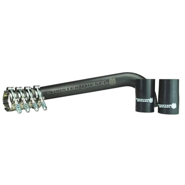 Sinister Diesel 03-18 Dodge/RAM Cummins 5.9L Radiator Pipe - Gray