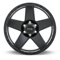 OUTLAW 17X8 5127 5P C71.5 SATIN BLACK