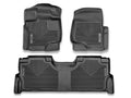 Husky Liners 2017 Ford F-250 Super Duty Crew Cab X-Act Contour Black Front and Rear Floor Liners