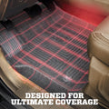Husky Liners 2017 Ford F-250 Super Duty Crew Cab X-Act Contour Black Front and Rear Floor Liners