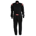 RaceQuip Black Chevron-1 Suit - SFI-1 Mtall