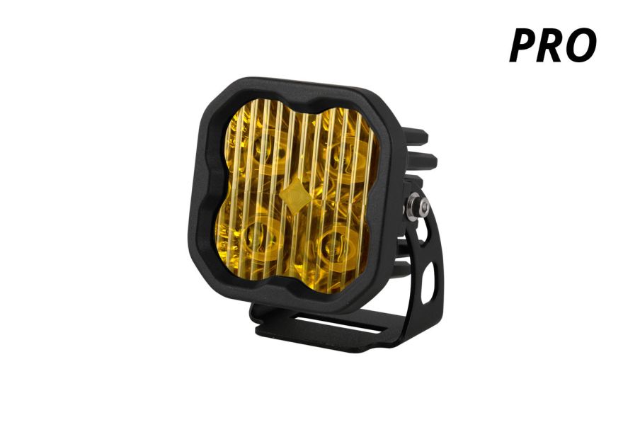SS3 PRO ABL YELLOW SAE FOG STANDARD NO BRACKETS (SINGLE)