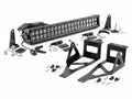 LED Light Kit | Bumper Mount | 20" Black Dual Row | Ford F-250/F-350 Super Duty (05-07)