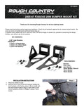 LED Light Kit | Bumper Mount | 20" Black Dual Row | Ford F-250/F-350 Super Duty (05-07)