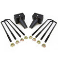 RLS - 5 Tapered Rear Block Kit for 1 Piece Drive Shaft 16.5 U-Bolts Fits Ford F250 F350 F450 2011-2016
