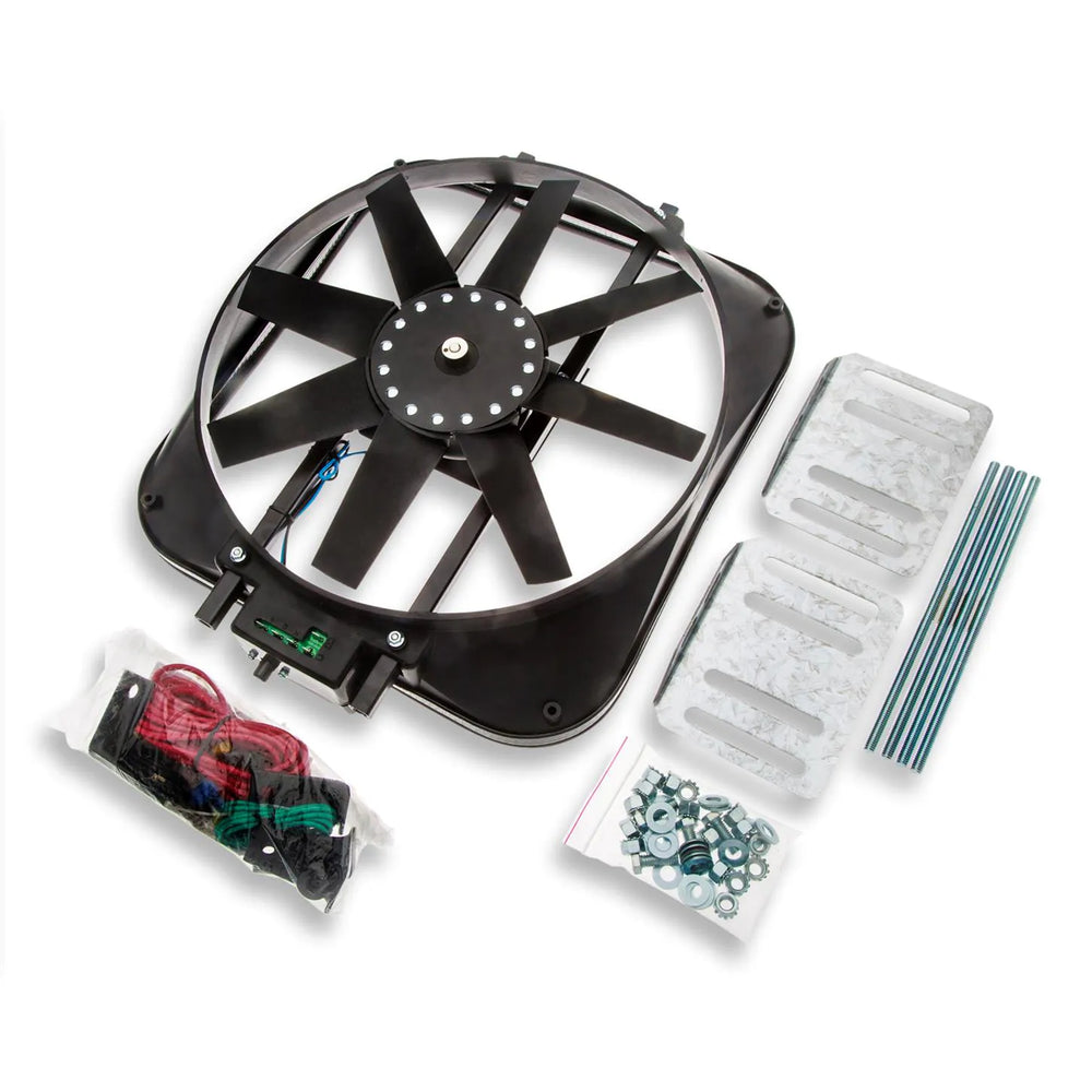 ELEC FAN 15IN W/THERMO BOWTIE