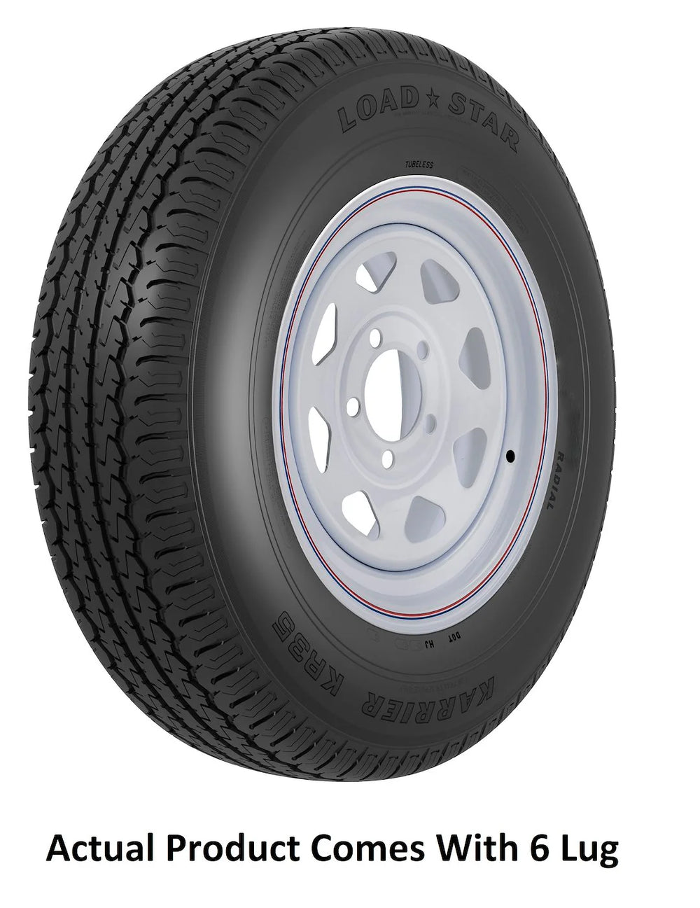 ST235/80R16 E/6H SPK WH STR KR35