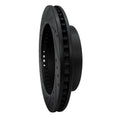 R1 00-01 Dodge Ram 1500 Pickup Front Right Drilled & Slotted Black Brake Rotor