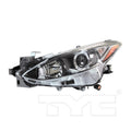 LH HEADLAMP ASSY COMPOSITE HALOGEN MAZDA 3 20142016