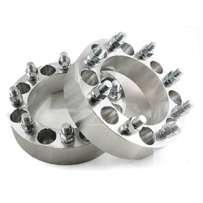 ~(13 lbs. 12X10X10)~ 2 Wheel Spacers 8 on 6-1/2 Pair