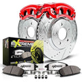 Power Stop 98-02 Mazda 626 Front Red Calipers w/Brackets - Pair