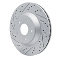 R1 88-96 Chevrolet Corvette Right Front Drilled & Slotted Geoperformance Rotor