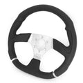 OMP Cromo Steering Wheel w/ 3 Steel Spokes Supplied