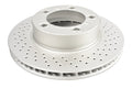 DBA 05-06 Porsche Boxster S (w/Iron Rotor) Coupe Front Right En-Shield OE Drilled Rotor