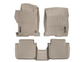 WeatherTech 13+ Honda Accord Front and Rear Floorliners - Tan