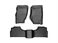 WeatherTech 02-07 Jeep Liberty Front and Rear Floorliners - Black