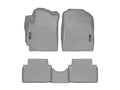 WeatherTech Grey Front and Rear Floorliners Fits -20-21 Veloster 461333-1-2