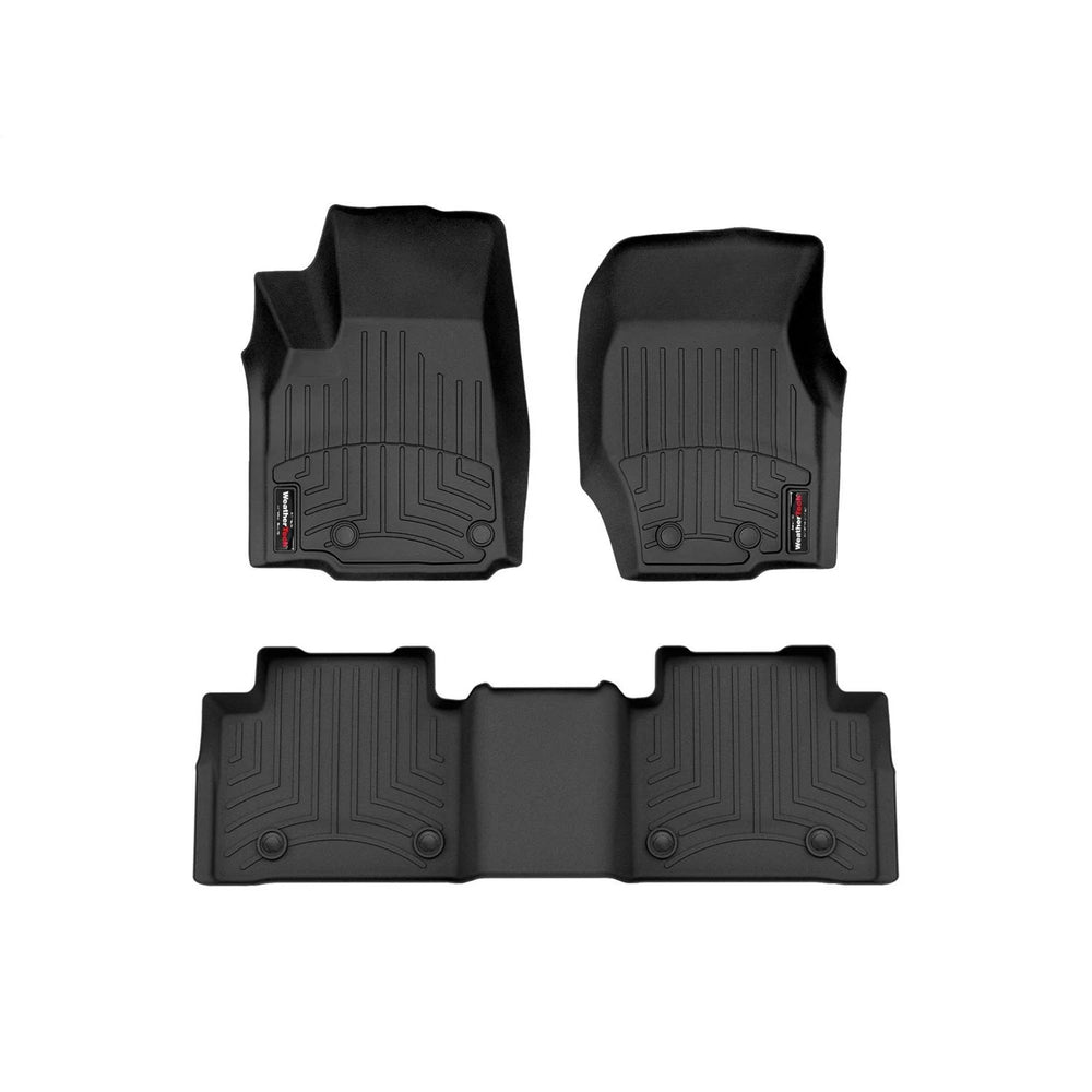 WeatherTech 21-23 Jeep Grand Cherokee L & 2022+ Grand Cherokee 4XE Front & Rear FloorLiner - Black