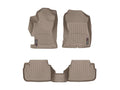 WeatherTech Tan Front and Rear Floorliners Fits -20-23 Subaru 451107-1-2