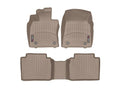 WeatherTech Tan Front and Rear Floorliners Fits -20-25 ES Hybrid 451496-1-3