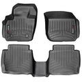 WeatherTech 13+ Lincoln MKZ Front and Rear Floorliners - Black