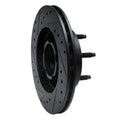 R1 90-94 Ford Ranger (USA/Canada) Front Right Drilled & Slotted Black Brake Rotor