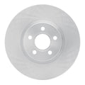 R1 18-23 Ford Transit Connect Front Left Drilled & Slotted Black Brake Rotor