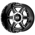 XD832 20X12 5X5.0 G-BLK MACH -44MM