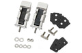 Kentrol 98-06 Jeep Wrangler TJ Hood Kit - Polished Silver