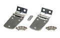 Kentrol 98-06 Jeep Wrangler TJ Hood Kit - Polished Silver