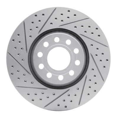 DFC 97-06 Audi A4 (USA/Canada) Front Left Drilled & Slotted Geoperformance Rotor