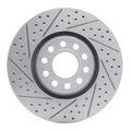 DFC 97-06 Audi A4 (USA/Canada) Front Left Drilled & Slotted Geoperformance Rotor