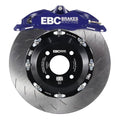 EBC Racing Ford Fiesta MK7 Blue Apollo-4 Calipers 300mm Rotors Front Big Brake Kit