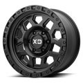 XD132 17X9 8X170 S-BLK -12MM