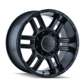 Cast Aluminum Wheels 179 MB 17x8 Matte Black 5 On 139.7 Bolt Pattern 10 Offset ION Wheels