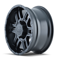 Cast Aluminum Wheels 179 MB 17x8 Matte Black 5 On 139.7 Bolt Pattern 10 Offset ION Wheels
