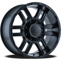 Cast Aluminum Wheels 179 MB 17x8 Matte Black 5 On 139.7 Bolt Pattern 10 Offset ION Wheels