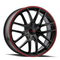 The Wheel Group black auto part