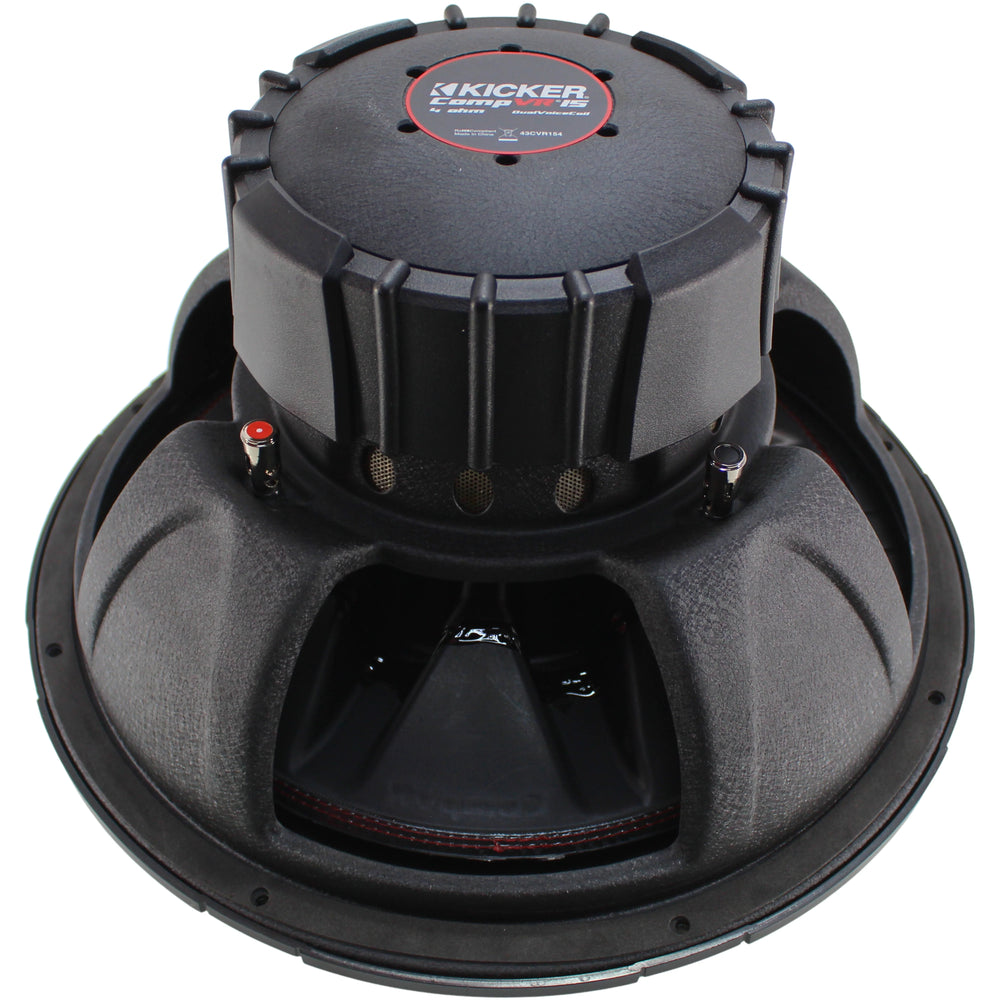 CompVR 15-Inch (38cm) Subwoofer Dual Voice Coil 4-Ohm 500W