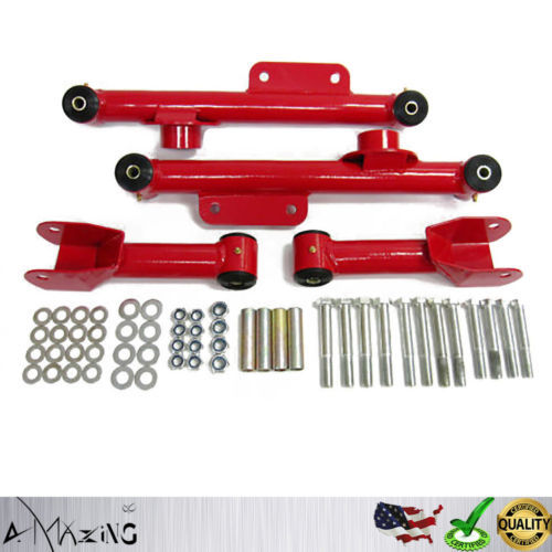 BMR 05-14 S197 Mustang Non-Adj. Lower Control Arms (Poly/Spher Combo) - Black Hammertone